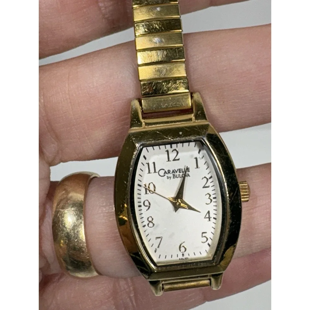 Caravelle‎ by Bulova Women's  Quartz  Expansion Band Watch / Gold Tone 44L101